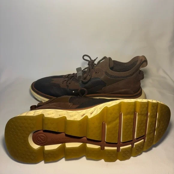 Cole Haan Men's 5.Zerogrand Work Sneaker Brown - Picture 4 of 7